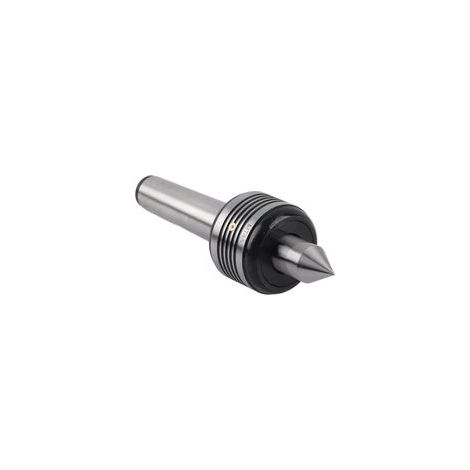 MT4A Live Center Taper en acier au carbone haute précision 0,015" triple roulement à billes pour petits tours 60° (1/5)