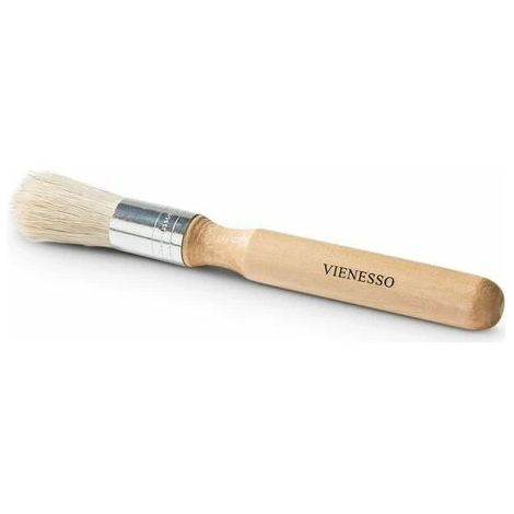 Accessoire pour moulin à café en bois, avec manche en bois et brosse de nettoyage, pour doser, nettoyer ou entretenir le café expresso.-AquaForge (1/5)