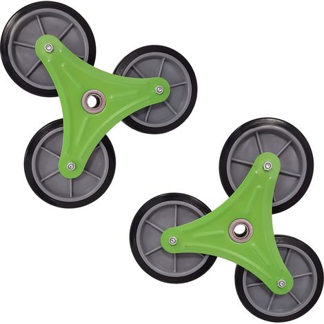 2x Ersatzrad für Treppensteiger Sternrad Dreikranzrad (1/3)