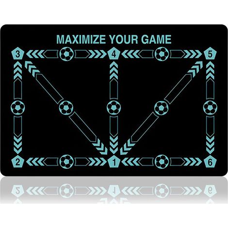 Équipement d'Entraînement au Football - Tapis Spécialisé pour le Travail des Appuis et de la Conduite de Balle - Renforce l'Agilité (1/5)