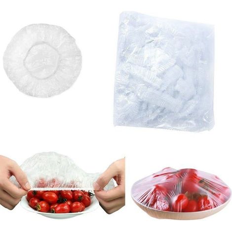 Sacs Conservation Fraicheur-200, Transparent, Standard, Retractable Polyethylene, Refrigerateur Fruits Viandes Restes, Mais (1/5)