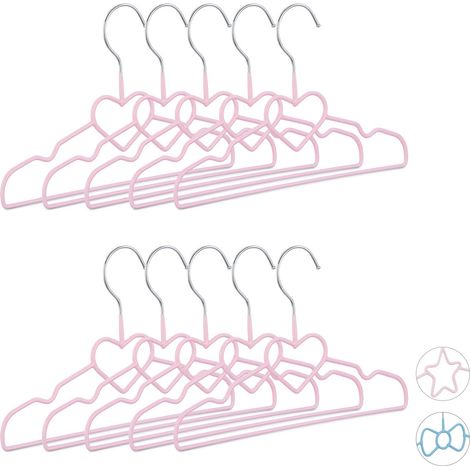 Perchas de ropa para ninos - juego de 10