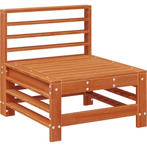 Maison Exclusive - Garten Mittelssofa Massives Kiefernholz Wachsb
