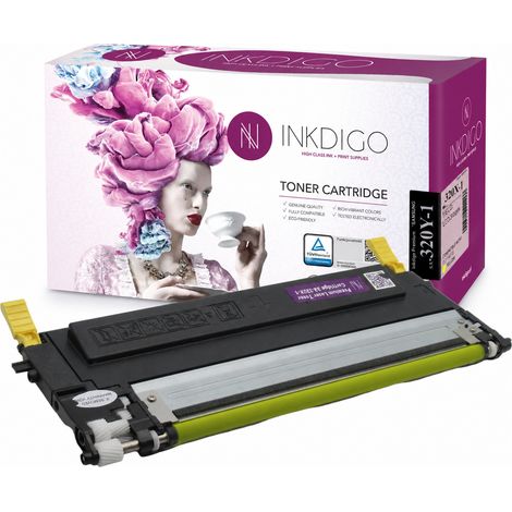 Toner Inkdigo CLT-Y4072S compatibile con Samsung CLP-320, CLX-3180, CLP-325, certificato TÜV. (1/5)