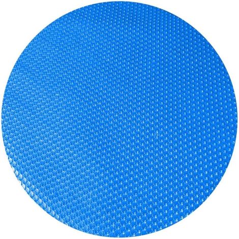 royaluxe -Couverture de piscine avec protection UV, protection contre la poussière pour piscines à cadre rond, bleu 141 pouces, couverture de piscine, film isolant pour piscine, protection contre la p (1/5)