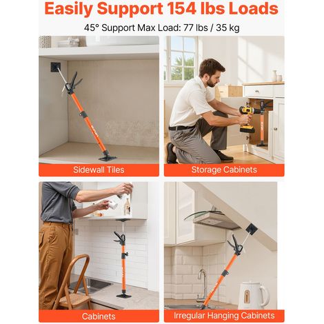Étai de Soutien Télescopique 54-115 cm Poteau de Support (1/5)