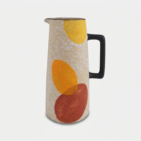 Vaso brocca decorativa in ceramica Mexicana (1/2)