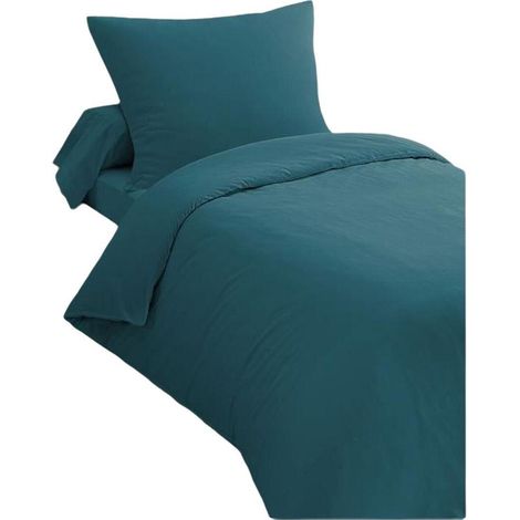 Home Linge Passion BettwäscheSet in Entenblau 140x200 cm