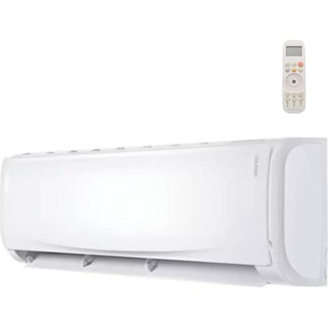 Atlantic – Climatiseur réversible DOJO 2600W 873824 – R32 – Technologie DC inverter – Mode silence jusqu'à 20 dB(A) – Unité intérieure murale