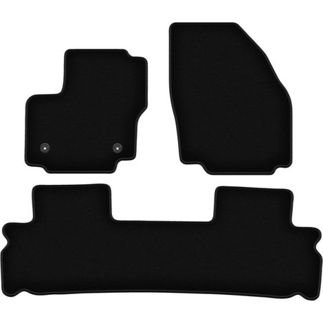 Alfombrillas de terciopelo negro BASIC para Ford S-MAX MK1 monovolumen (2012-2015) (1/5)