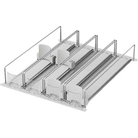 Automatischer Getränkespender, 4 Stück. Geeignet für transparente Kühlschrank-Aufbewahrungsboxen und Auszugsfächer. (1/5)