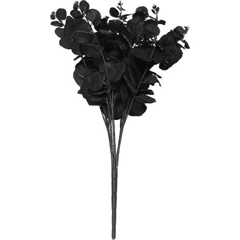20 TêTes Artificielles Eucalyptus Noir Faux Fleur Plante DéCoration de FêTe de Mariage (1/4)