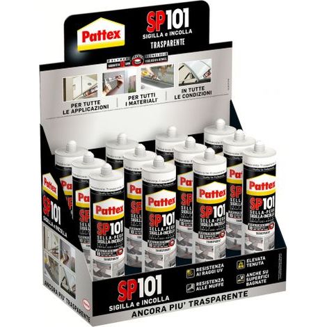 PATTEX CARTUCCIA SP101 TRASPARENTE ML 280 HENKEL ITALIA
