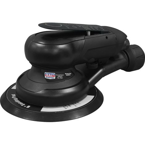 Sealey SA803 Air Palm Orbital Sander 6"" �150mm Dust-Free
