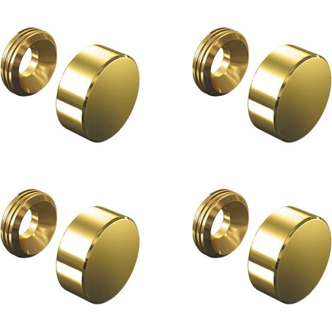 Set de 4 cache vis doré 13 mm (1/6)