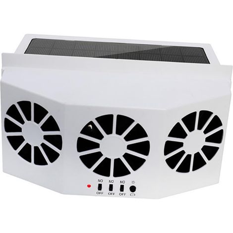 Climatizzatore per auto ad energia solare – Raffreddatore per auto per l'estate – Raffreddatore per finestrini auto ad energia solare – Flusso d'aria efficiente – Installazione semplice (1/5)