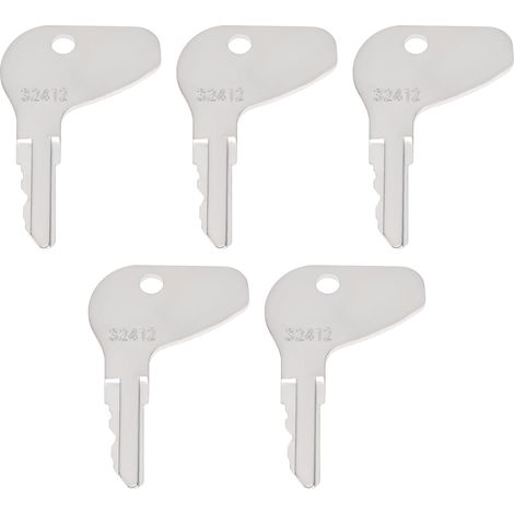 5 Clés d'Allumage Tracteur 32412 H32412 35260-31852 Compatible avec L G M Série Compatible avec Mahindra Mitsubishi (1/5)