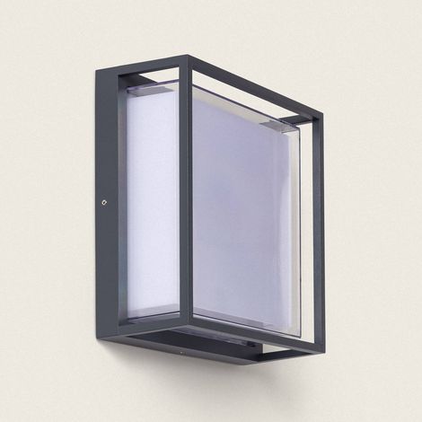 Applique murale extérieur LED à double diffuseur sélectionnable Arelien 20 W en aluminium CCT Anthracite (1/4)