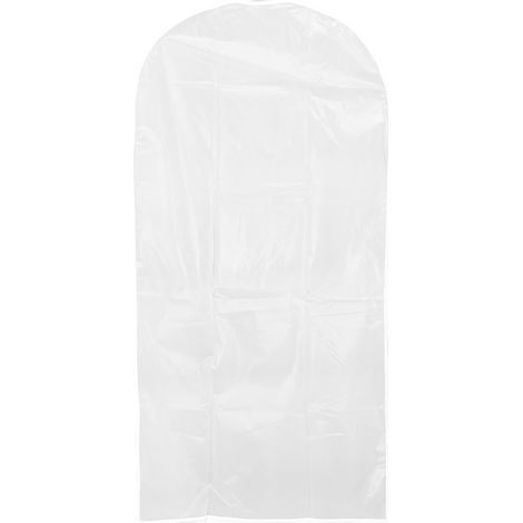 5 housses vêtements anti-poussière suspendues pour costume manteau housse de protection rangement penderie 60x80cm (1/5)