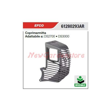 Cubierta silenciador EFCO para desbrozadora EFCO DS2700 3000 61280293AR