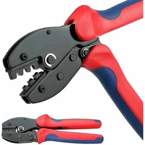 Solar pliers for crimping photovoltaic connectors Matrix for sections 2.5-4 - 6 mm Crimping pliers for solar panels 14-10 Pliers -