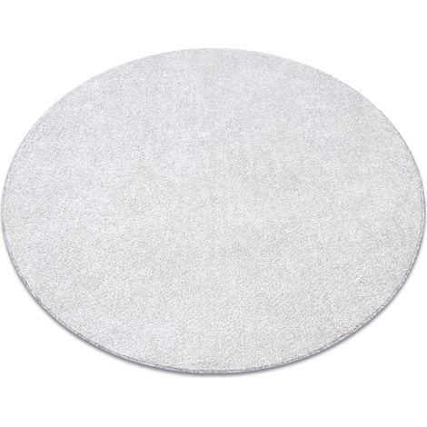 Teppich rund SANTA FE creme 031 eben, glatt, einfarbig beige rund 100 cm