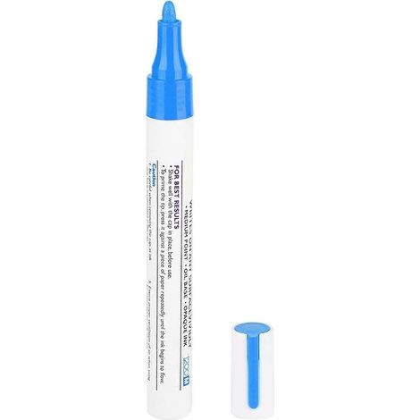Stück wasserfester professioneller Auto-Reifenlackstift (blau)
