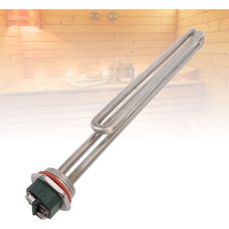 Tuyau Chauffant Électrique Fileté Universel 1-1/4" pour Chaudière à Vapeur et Réservoir d'Eau Chaude, 3000W, 230V (1/5)