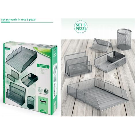Set Scrivania 5 Pezzi Rete