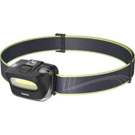 Hama LED-Stirnlampe "HL110", Batterien, COB, Kopflampe zum Joggen, Sport, 2 Modi Stirnlampe 83 (1/4)