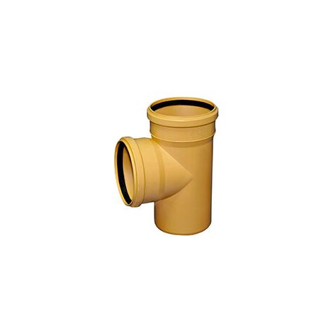 Tee in PVC 160x160/87,5 per scarico esterno (1/2)
