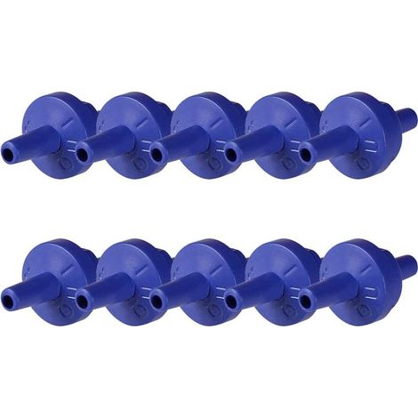 Lot de 10 valves anti-retour pour pompe à air d'aquarium (1/4)