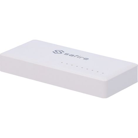 Safire Switch da tavolo 8 porte Gigabit Velocità 10/100/1000 MbpsPlug & Play (1/2)