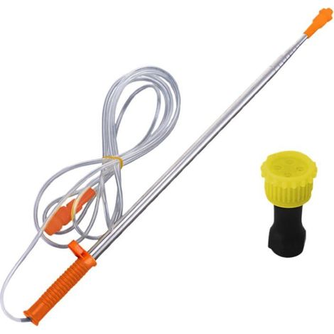 Lance de pulvérisation télescopique en acier inoxydable de 50 à 250 cm pour le jardinage et l'agriculture, extensible (1/5)