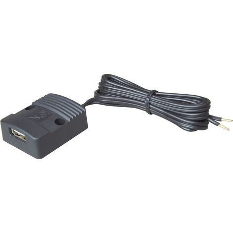 ProCar Flache Power USB Steckdose 12-24V/DC 3A Belastbarkeit Strom max.=3 A Passend für (Details) US (1/2)