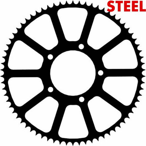 Piñón de acero Stunt 70t-525 Honda CBR 600F F2 F3 F4 (1997-2000) CB CBF 600 650 (1998-2018) 900RR (1/5)