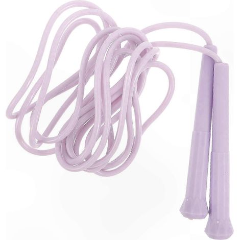 Corde à sauter réglable pour enfants et adultes, fitness gym, portable, violette, 300x2,2x2,2 cm (1/5)