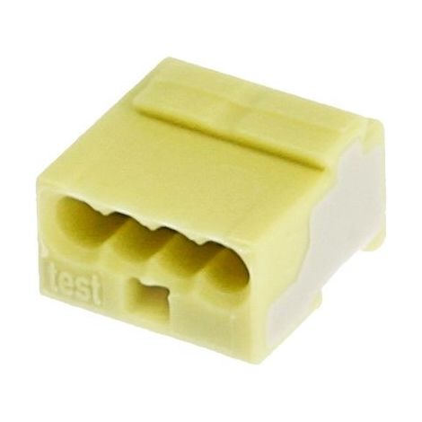 Connettore a 4 fili per scatole di installazione micro 243-504 /100 pz./