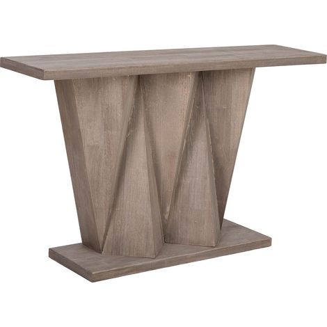 Recibidor de madera marrón 135x34x83h cm