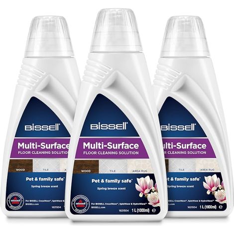 Bissell – Nettoyeur et rénovateur de sol 2885 – Liquide prêt à l'emploi 3L – Pour carrelage, béton, parquet, PVC, marbre, vinyle (1/2)