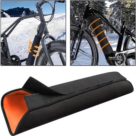 Housse de protection pour batterie de vélo 37 x 53 cm, adaptée à une utilisation hivernale sur les cadres de vélos électriques, étanche à la poussière et à l'eau, avec sangle de fixation pour le couve (1/5)