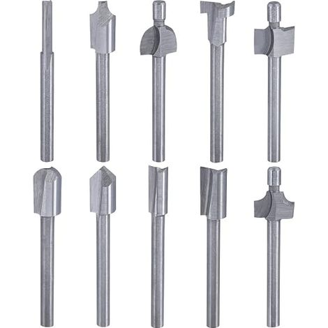 Router Bit Set, Rotary Burrs Wood Engraving Wood Engraving Carpentry Accessories Tools (1/5)
