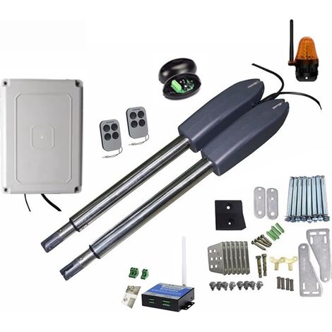 400 kg Automatique Double Bras électrique Porte battante ouvre-Porte opérateur Moteur actionneur Plus Proche ouvre-Porte battante for la sécurité à Domicile/Ferme/Garage/Entreprise(Kit i) (1/5)