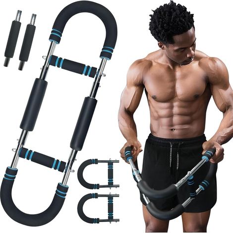 RELIFE REBUILD YOUR LIFE Twister Arm Trainer Entraîneur Avant Bras Appareil Musculation Pectoraux Maison Portable 3 Niveaux Extenseur Expandeur Poitrine (1/5)
