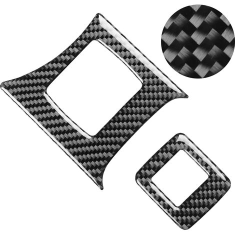 Rahmen für Schiebedachknöpfe aus Kohlefaser, Blende für Cabrio-Schalter des Mazda MX-5 NC (2009–2015), stilvolles Interieur-Accessoire (1/5)