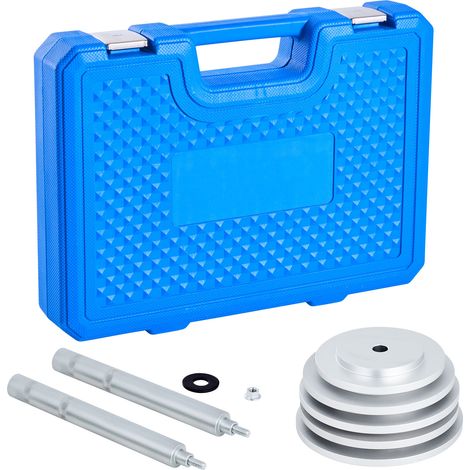 Mophorn Lagerpressen Set 7-teilig – Werkzeugset mit 5 Buchsen, Griffschaft und Verlängerungsstange, ideal zum Entfernen und Installieren von Lagerlaufringen und Dichtungen, inklusive praktischem