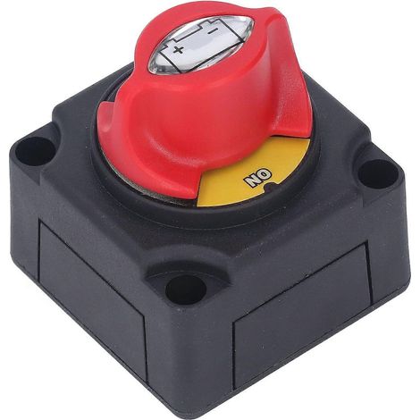 Disjoncteur compatible avec les batteries CC, résistant à la corrosion, interrupteur principal de batterie à visser. (1/5)