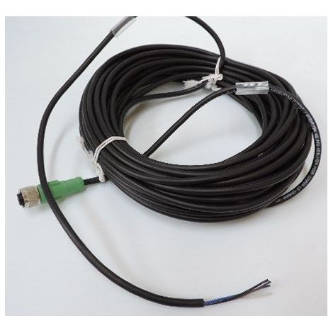 Câble pour capteurs/actionneurs 4P connecteur femelle M12 / libre longueur 15m noir SAC-4P-15,0-PVC/M12FS PHOENIX CONTACT
