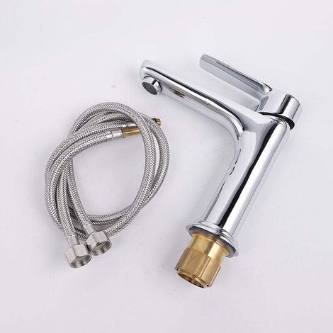 1-teilige Waschtischarmatur aus Edelstahl 304, Warm- und Kaltwassermischer
