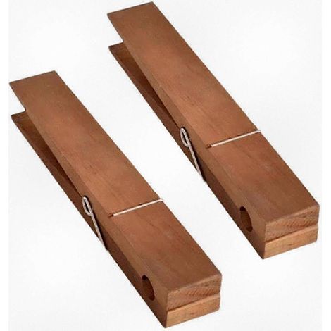 Porte-serviettes mural antidérapant et multifonctionnel en bois, fixation facile pour serviettes de bain, installation simple et utilisation efficace. (1/5)